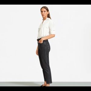 Everlane High Rise Skinny Jeans Black